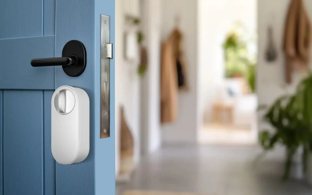 Aqara U200 lite išmanioji durų spyna Matter, Apple Home juoda (EL-D03D)