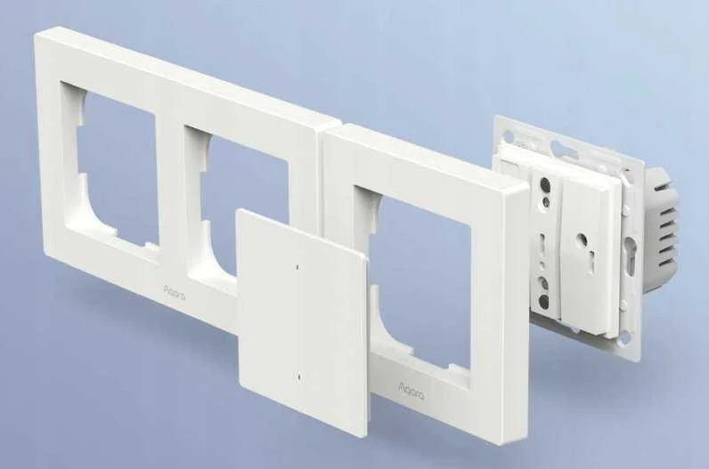 Aqara H2 Išmanus 2 mygtukų 1 kanalo zigbee, Thread jungiklis (WS-K07D)