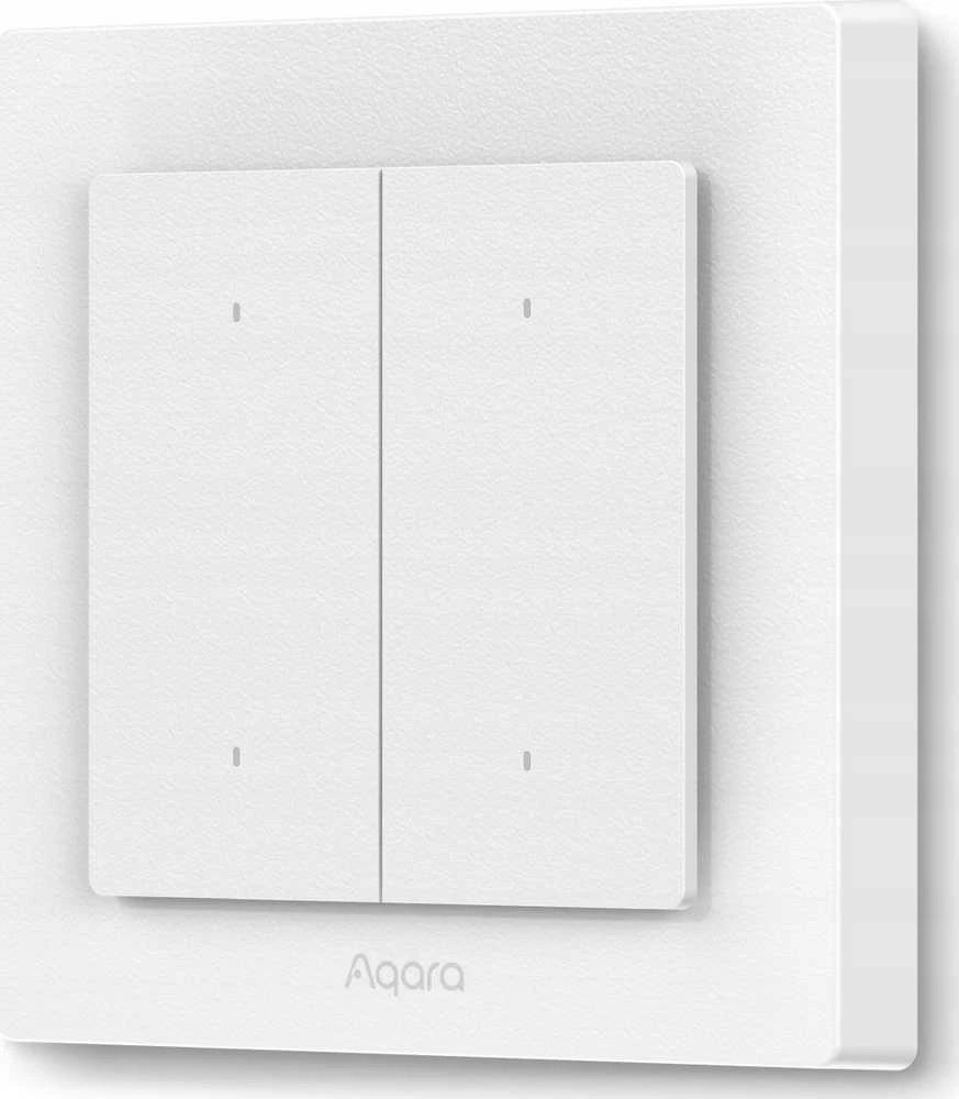 Aqara H2 Išmanus 4 mygtukų 2 kanalų zigbee, Thread jungiklis (WS-K08D)