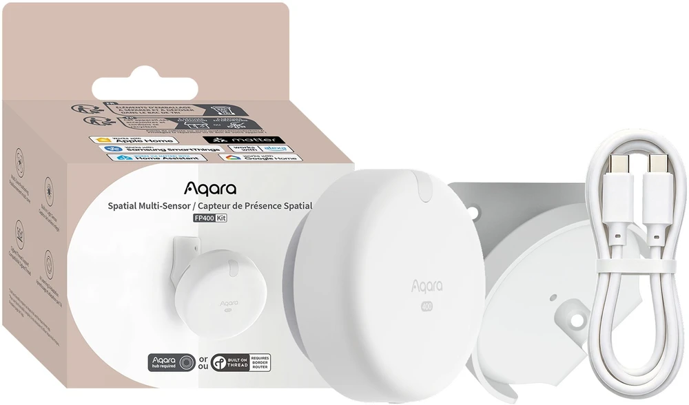 Aqara Presence Sensor FP400 | Czujnik obecności | Zigbee, Matter