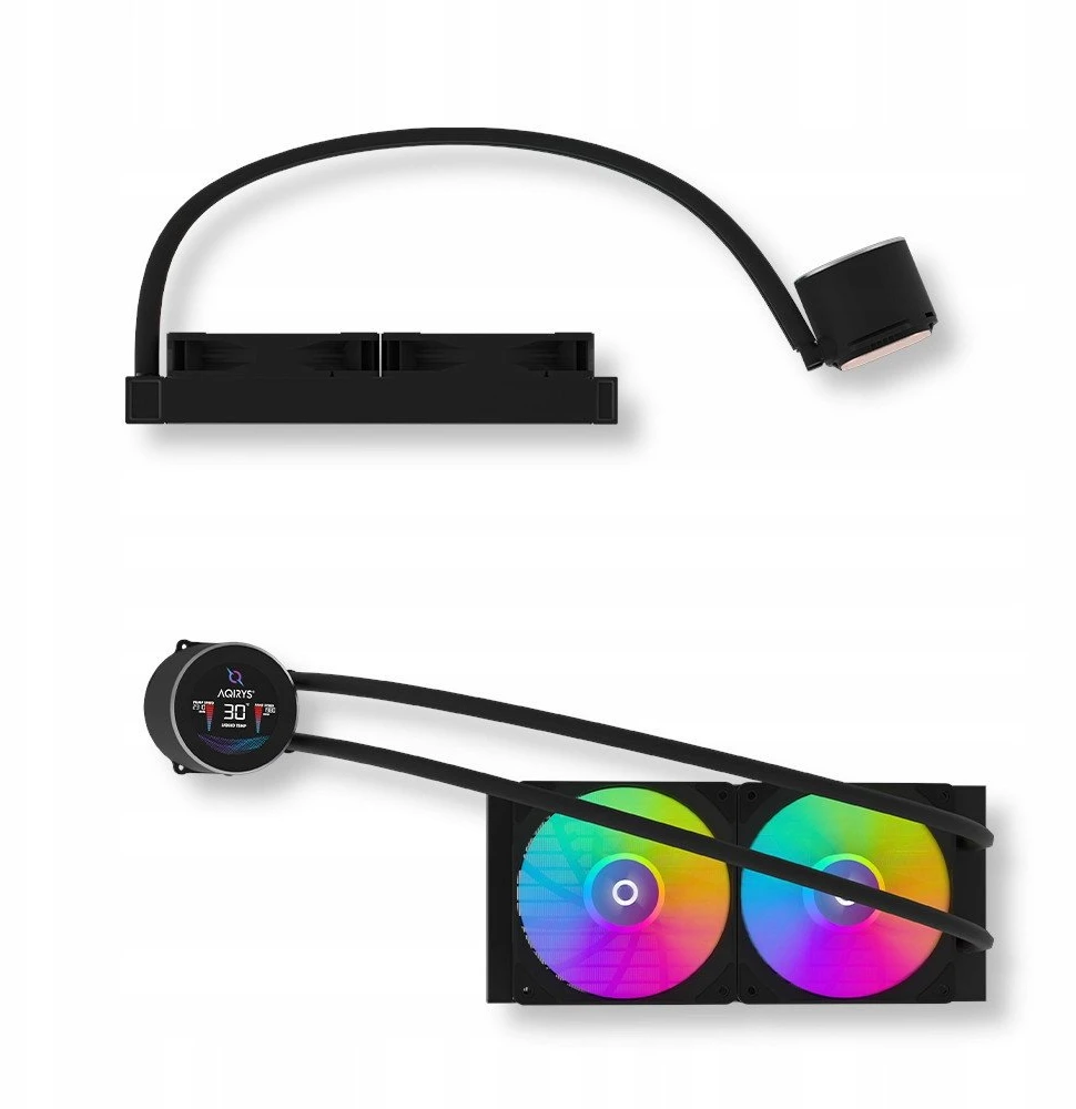 AQIRYS HYDRA 240 aušintuvas su RGB ventiliatoriais