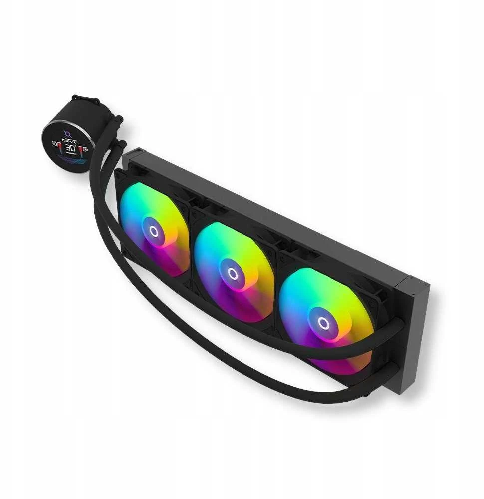 AQIRYS Hydra 360 aušintuvas su RGB ventiliatoriais