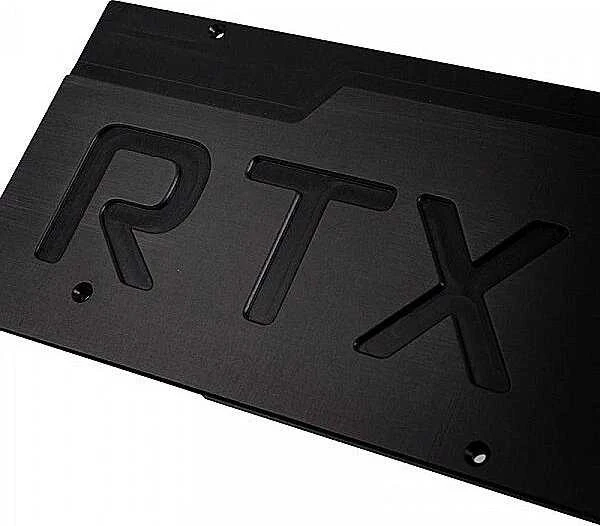 aqua computer aqua kompiuterio galinė plokštė kryographics NEXT RTX 2080, pasyvi