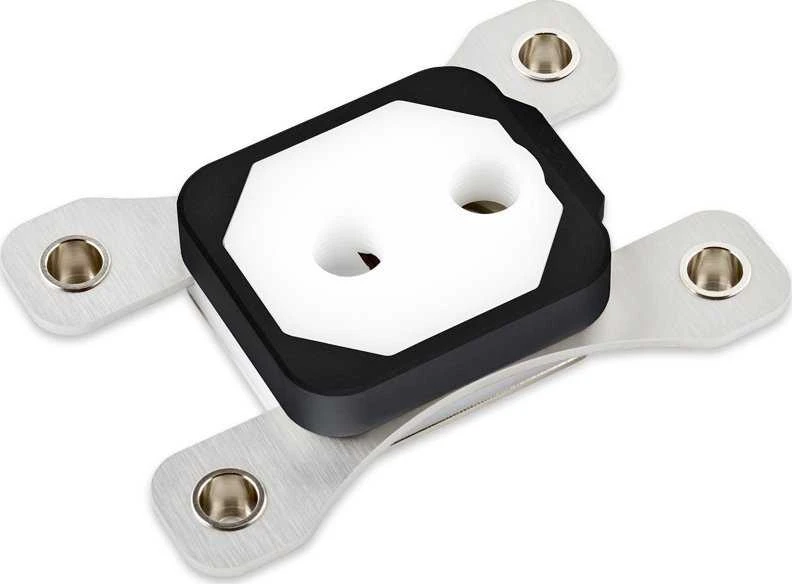 Aqua Computer cuplex kryos NEXT RGBpx AM4/AM5 – Acetal + 925 sidabrinis, juodos spalvos