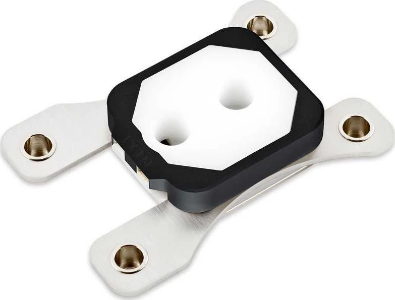 Aqua Computer cuplex kryos NEXT RGBpx AM4/AM5/3000/5000 – Acetal + 925 sidabrinis, juodos spalvos