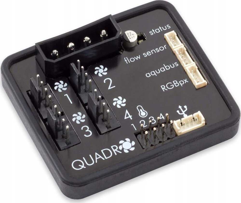 aqua computer QUADRO fan controller for PWM fans