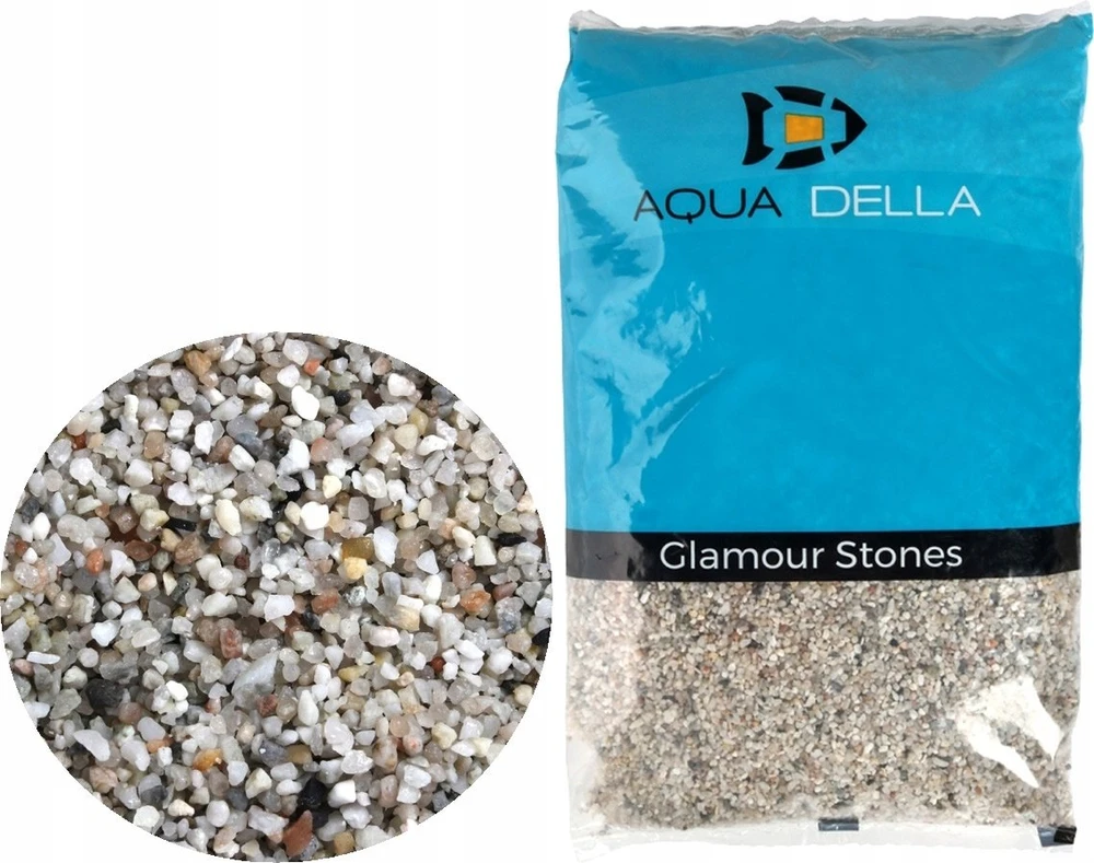 AQUA DELLA Akvariumo žvyras, lengvas, smulkus, 1-3 mm, 10 kg