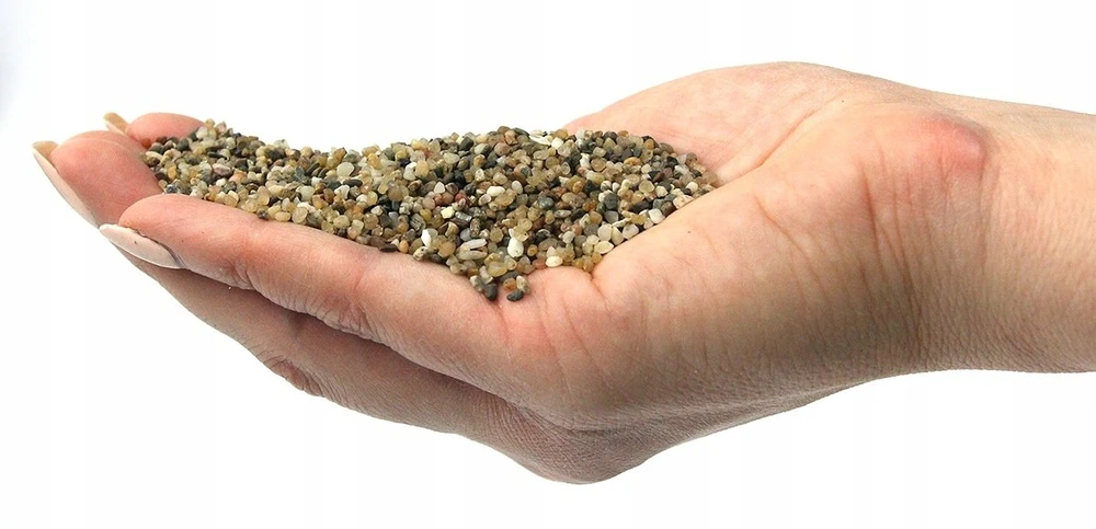 AQUA DELLA Gravel Dark Fine gravel, do akwarium, ciemny, drobny, 1-3 mm, 10 kg