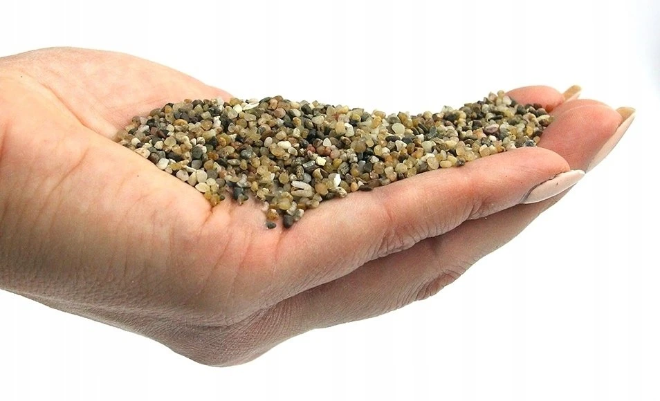 AQUA DELLA Gravel Dark Fine gravel, do akwarium, ciemny, drobny, 1-3 mm, 10 kg