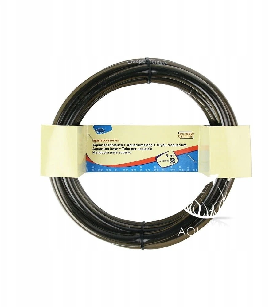AQUA DELLA Lanksti akvariumo žarna, ant kartoninės ritės, 9/12 mm-3 m