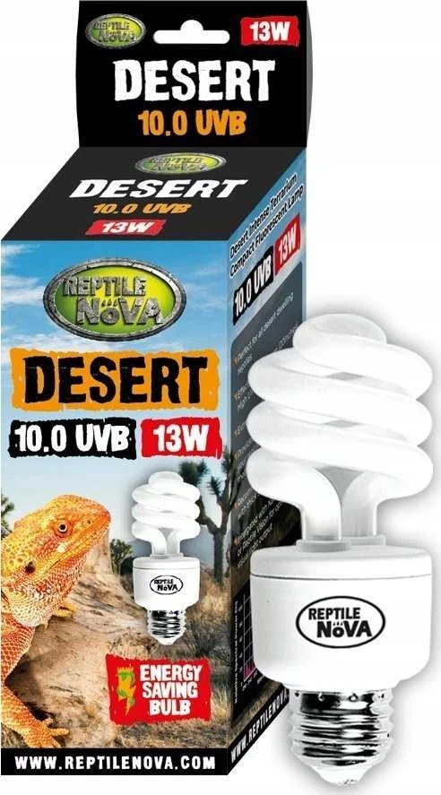 Aqua Nova Terariumo lemputė Reptile Nova 10.0 Desert 13 W UVB