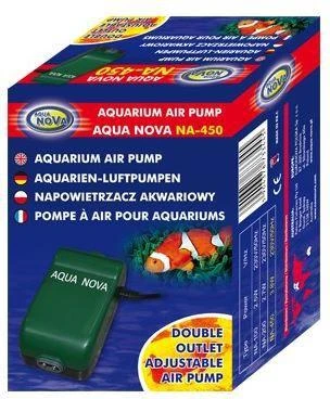 Aqua Nova NA-450 oro pompa kompresorius 2x200L/val
