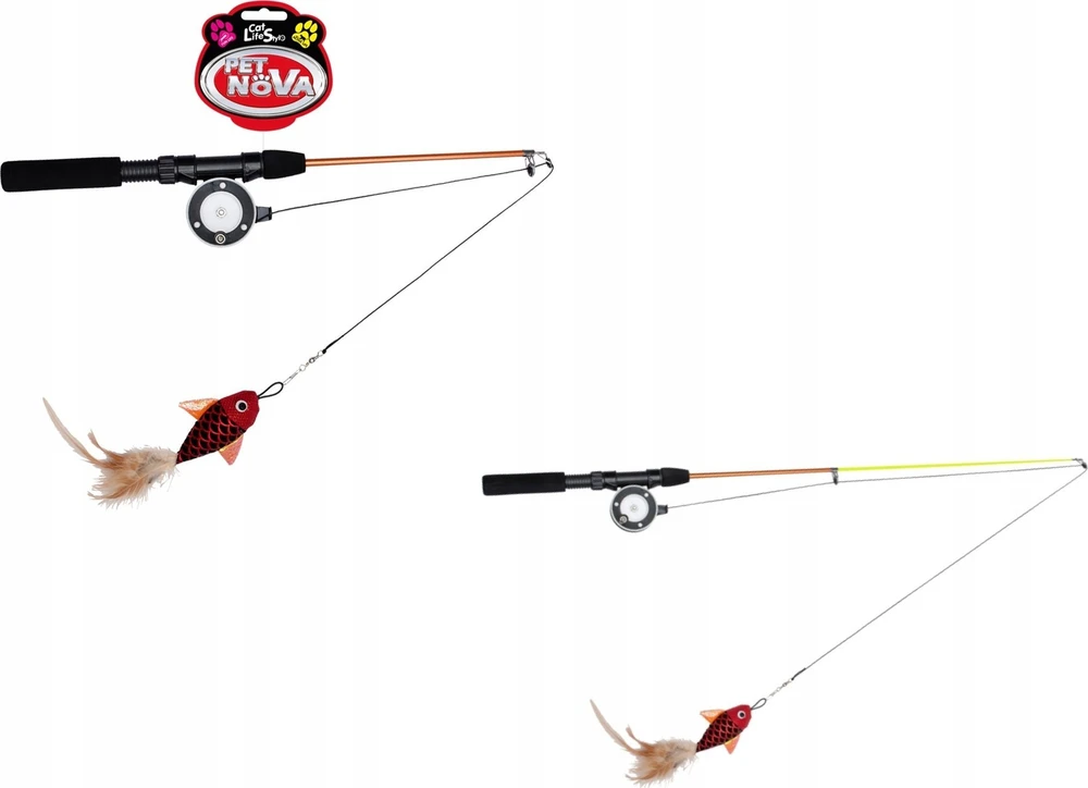 PET NOVA teleskopinė meškerė katėms 40-70cm