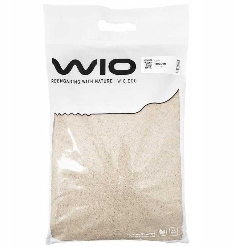 Aqua Nova WIO Heaven Sand, dekoratyvinis smėlis, baltas/kreminis, 5kg, maišas