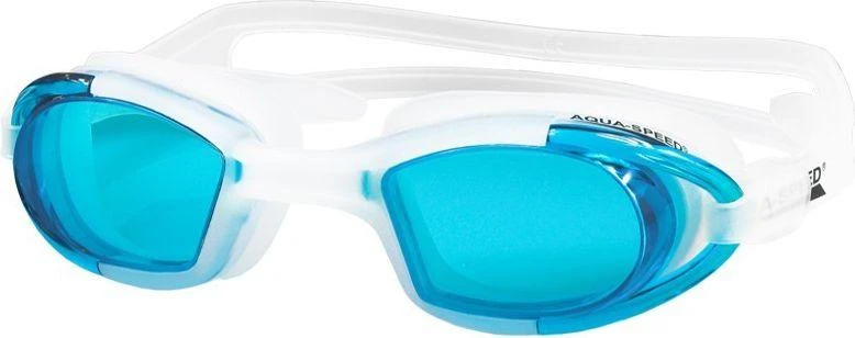 Plaukimo akiniai Aqua-speed Marea balti ir mėlyni 61 020