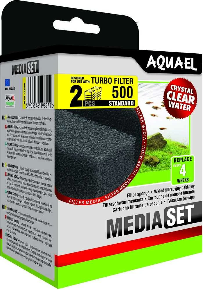 Aquael kempinė Turbo Filter 500 2vnt.