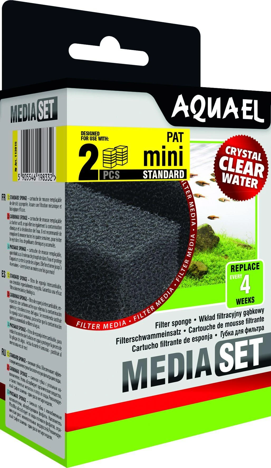 Aquael kempinė Pat mini filtrui