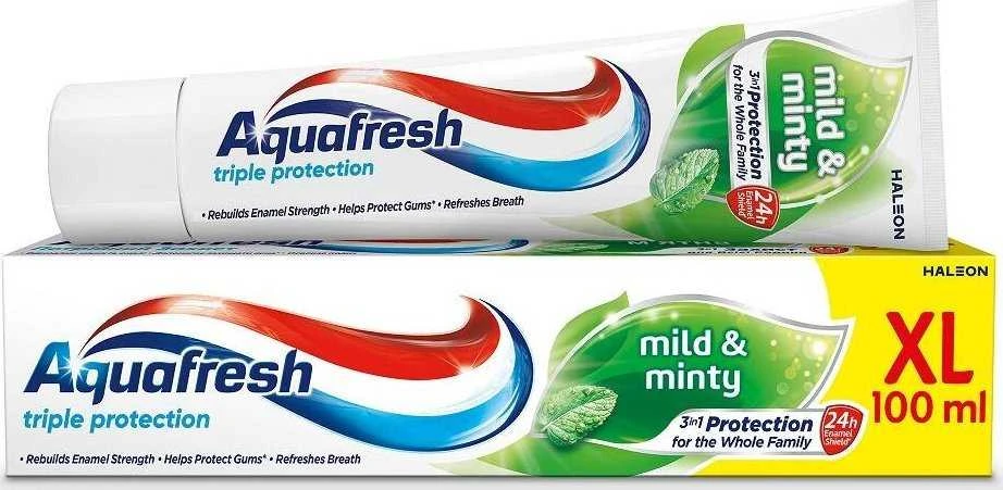 Aquafresh Triple Protection Fresh & Minty dantų pasta 100ml