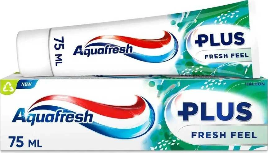 Aquafresh Plus Fresh Feel dantų pasta su fluoru 75ml