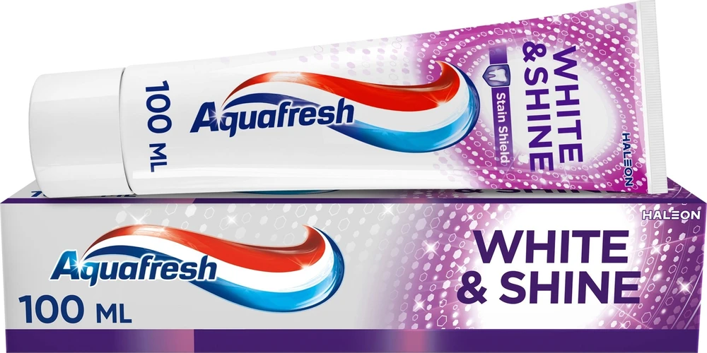 Aquafresh Dantų pasta Baltas & Shine 100ml