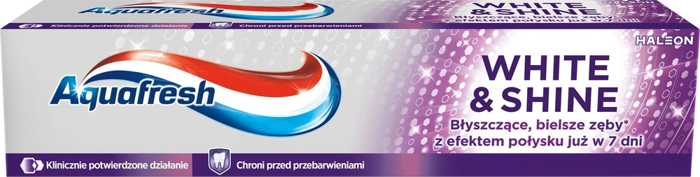 Aquafresh Dantų pasta Baltas & Shine 100ml