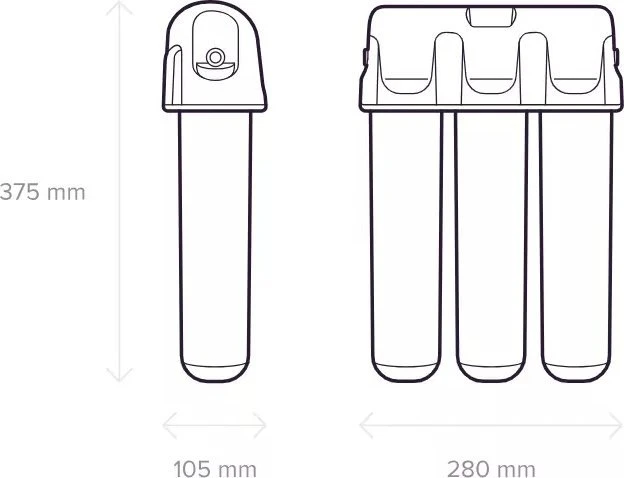 Vandens minkštinimo ir filtravimo sistema Aquaphor Eco H Pro
