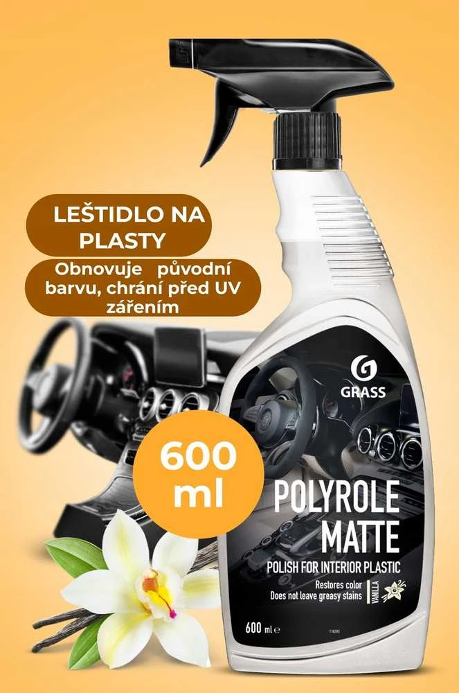 GRASS POLIROLIS PLASTIKO MATINIS VANILĖ 600ML