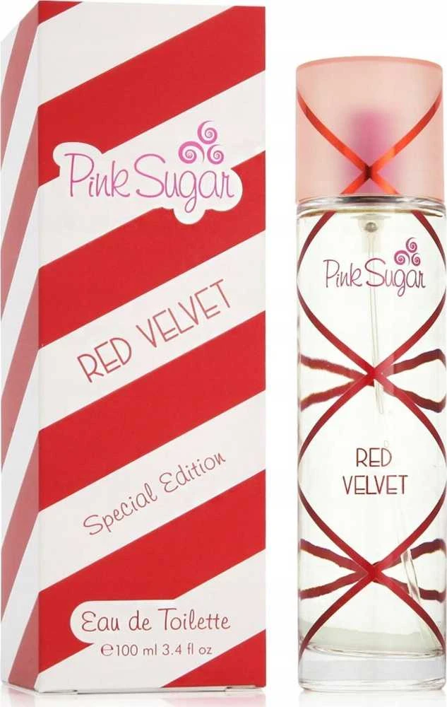 Aquolina Aquaolina Rožinė Sugar Raudona Velvet tualetinis vanduo 100ml purškalas