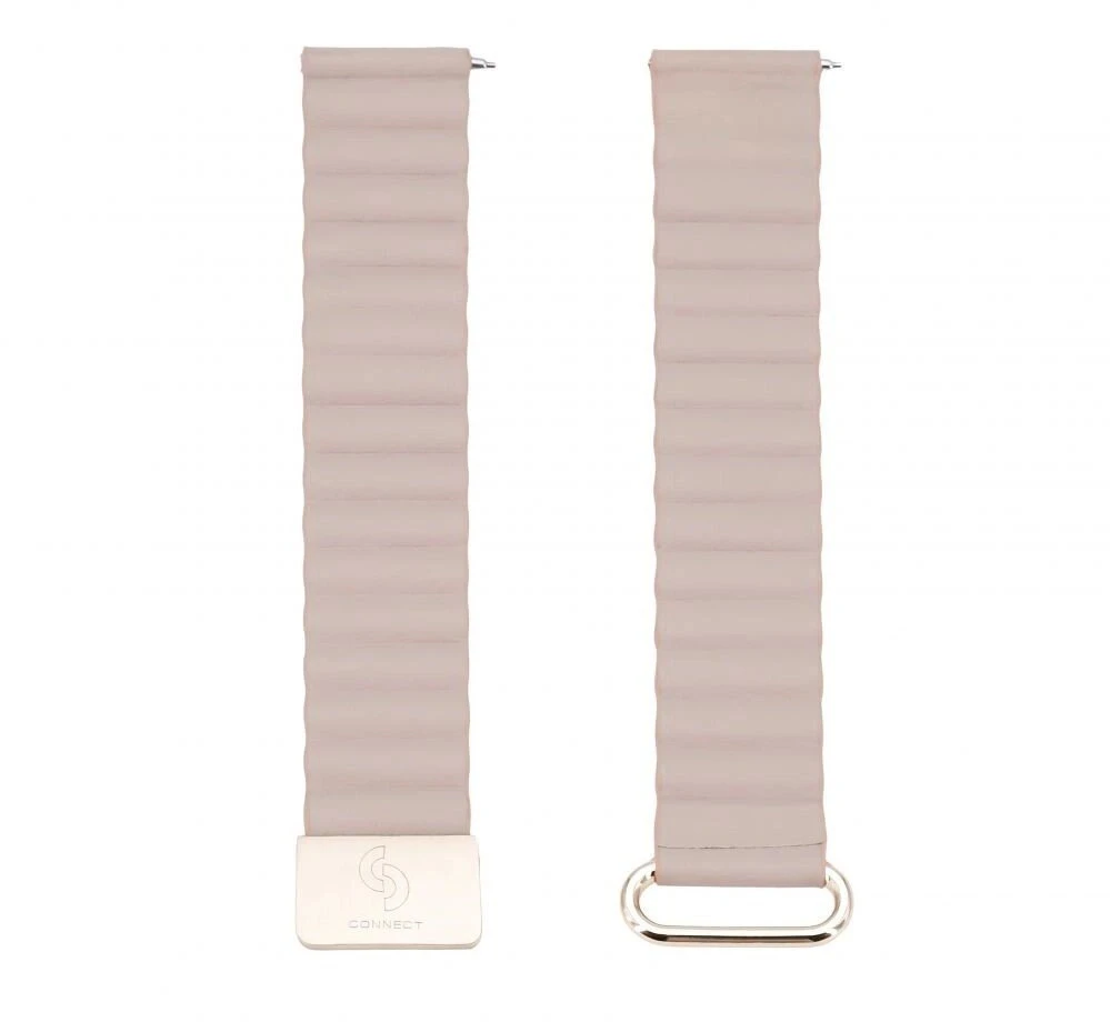 Araree Dirželis Connect 22 mm laikrodžio dirželis su magnetine prisisiurbimo sagtimi gale (130 mm M/L) chaki spalvos