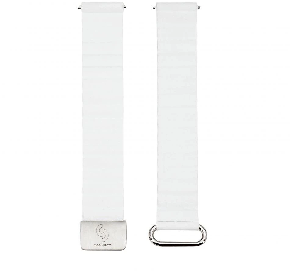 Araree Connect 20mm Kortikālais aizmugures stiprinājums magnētiskā pievilkuma Skatīties Siksnas (130mm M/L) Balts
