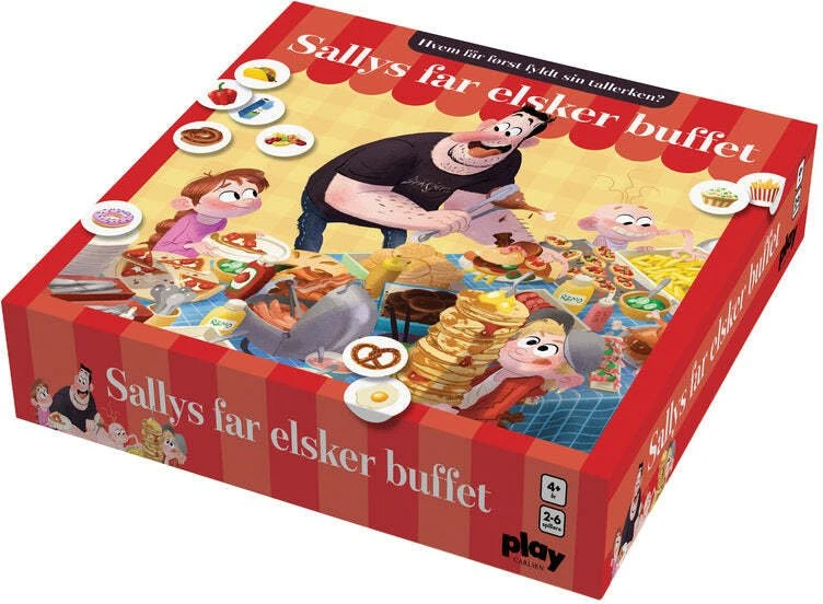 Archaeopress Carlsen Sally’s Dad Loves the Buffet board game from age 5