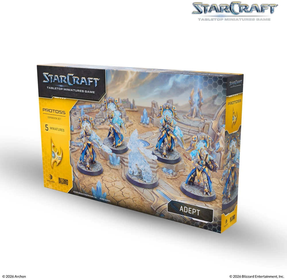Archon Studio StarCraft® Miniatiūrų žaidimas – Adept – Protoss – Papildymo rinkinys