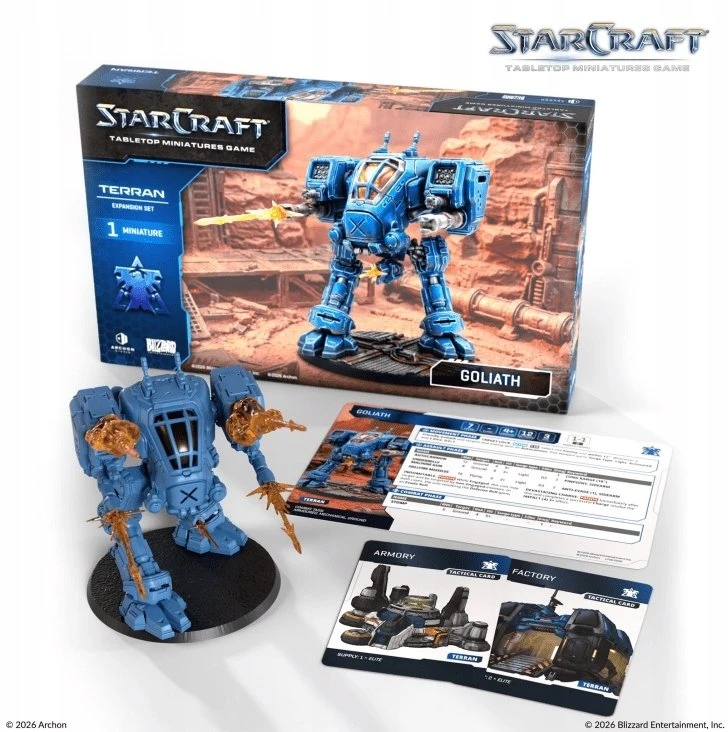 Archon Studio StarCraft® Miniatiūrų žaidimas – Goliath – Terran – Papildymo rinkinys