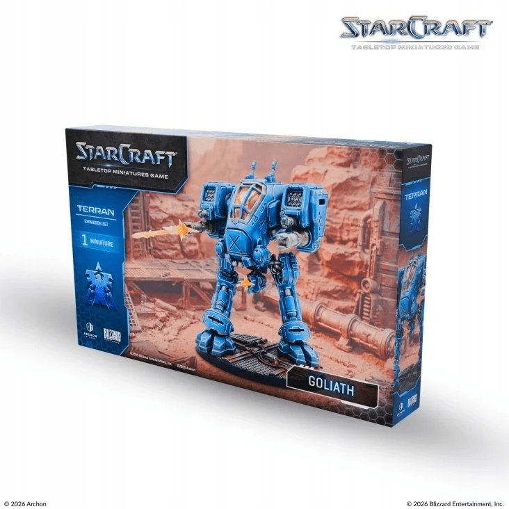 Archon Studio StarCraft® Miniatiūrų žaidimas – Goliath – Terran – Papildymo rinkinys