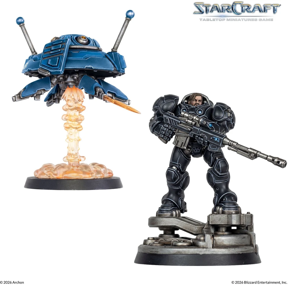Archon Studio StarCraft® Minių žaidimas - Jim Raynor (Raynor's Raiders) - Terran - Herojų papildymo rinkinys