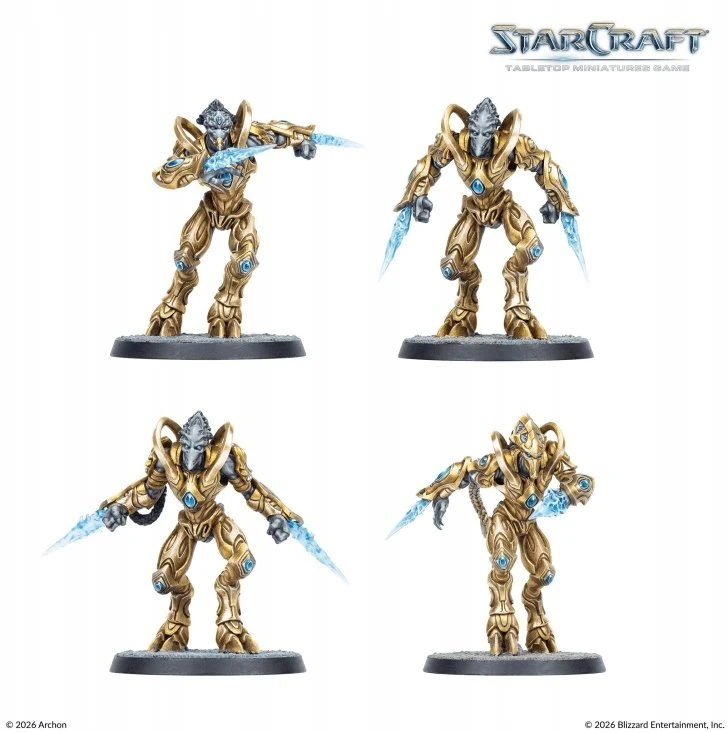 Archon Studio StarCraft® miniatiūrų žaidimas – Protoss pradinis rinkinys „Founders Edition“