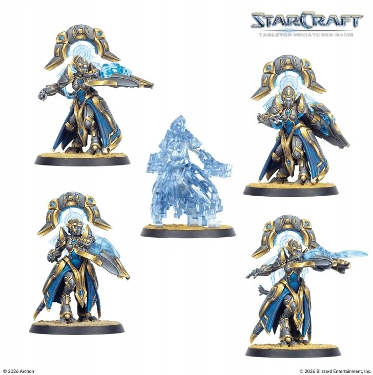 Archon Studio StarCraft® miniatiūrų žaidimas – Protoss pradinis rinkinys „Founders Edition“