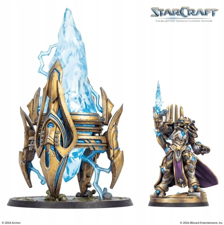 Archon Studio StarCraft® miniatiūrų žaidimas – Protoss pradinis rinkinys „Founders Edition“