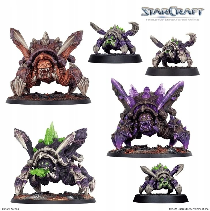 Archon Studio StarCraft® Miniatiūrų žaidimas – Roach – Zerg – Papildymo rinkinys