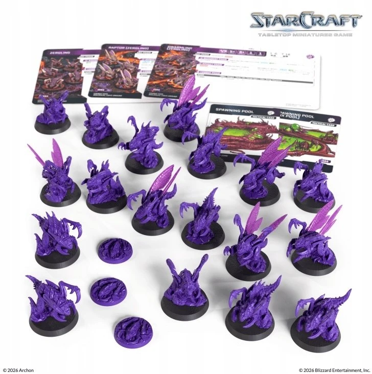 Archon Studio StarCraft® Miniatiūrų žaidimas – Zergling – Zerg – Papildymo rinkinys