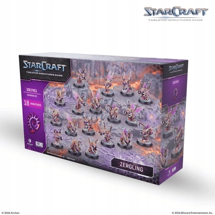 Archon Studio StarCraft® Miniatiūrų žaidimas – Zergling – Zerg – Papildymo rinkinys