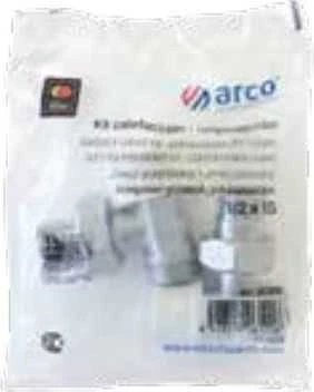 „Arco Rinkinys“ kampiniai vožtuvai (tiekimo vožtuvas + grąžinimo vožtuvas su metaline veržle) 1/2''F „Teide Plus“ (KCM18)