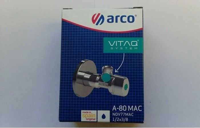 Arco Kampinis ventilis NOV77MAC, 1/2″x3/8″ išor. sriegis