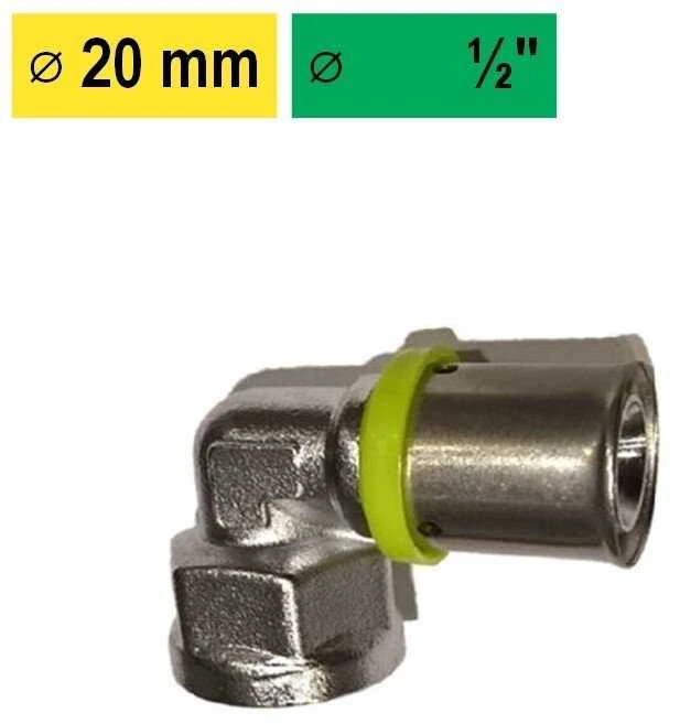 Arco Alkūnė 873215A presuojama 20×2.00-1/2″, vidinis sriegis
