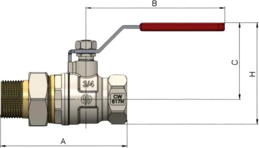 Ventilis išard. 1 v/i ilga rank. 754205 ARCO SENA