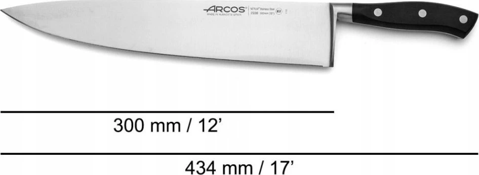 Arcos Riviera 300 mm virėjo peilis -