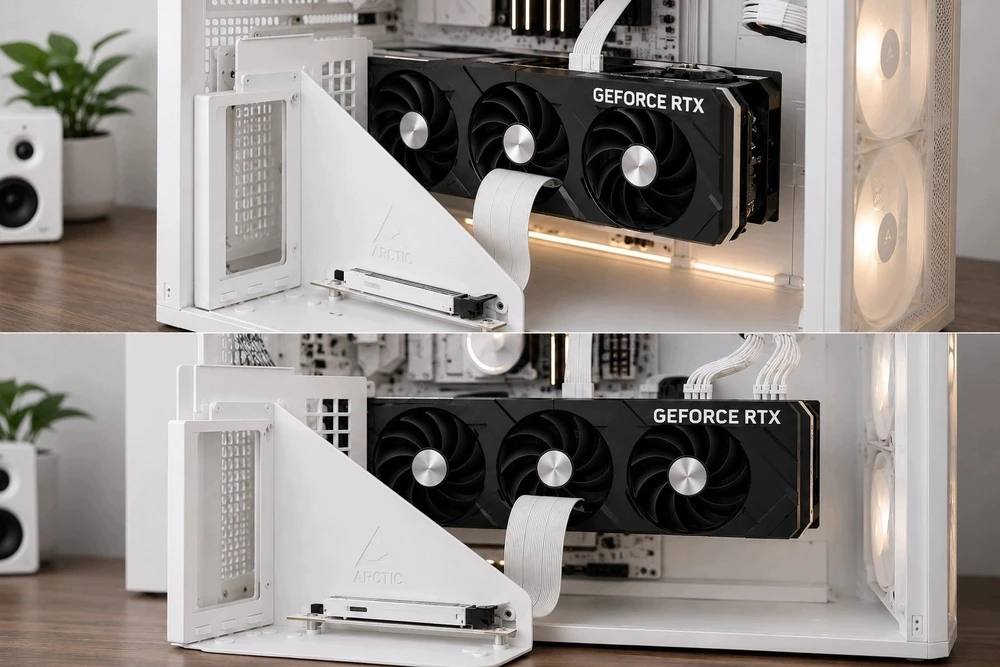 Arctic Accelero vertikalus GPU laikiklis (Baltas) (ACOTH00013A)