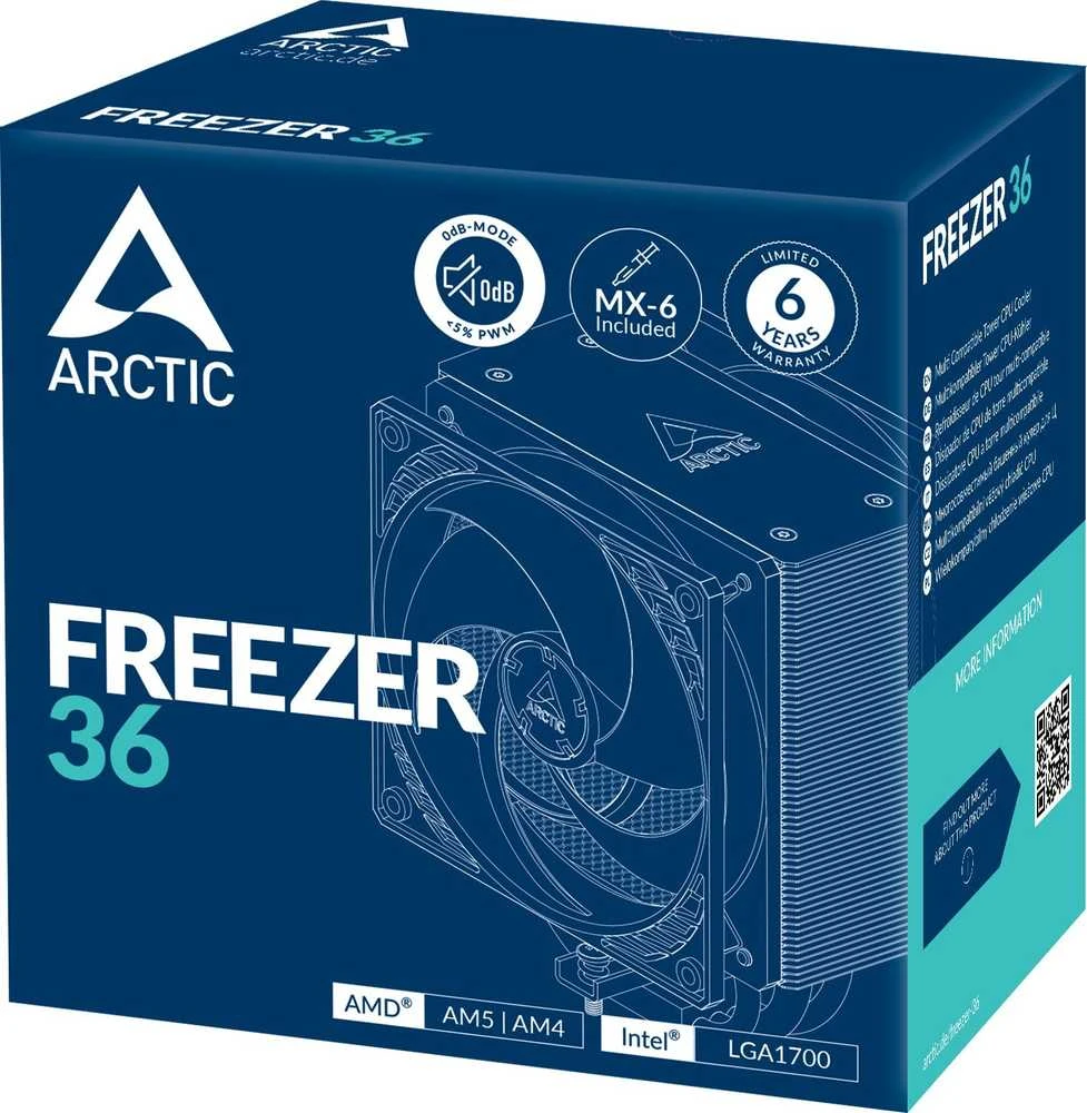 ARCTIC Šaldiklis 36 procesoriaus aušintuvas