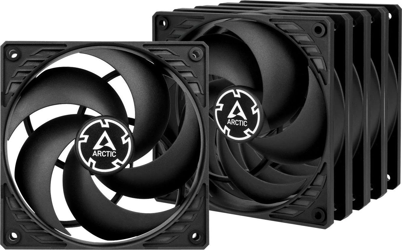 ARCTIC P12 Value Pack Kompiuterio korpusui Aušintuvas 12 cm Juoda