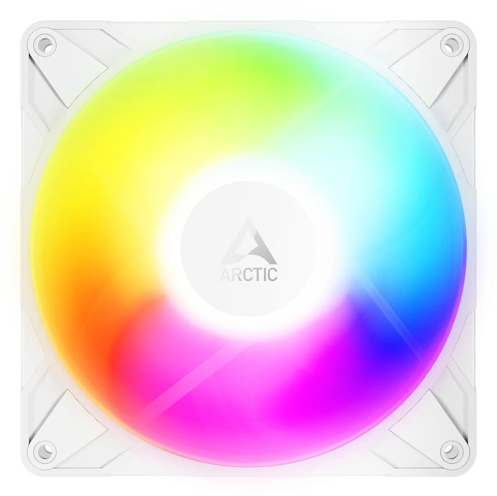 ARCTIC P14 Pro atvirkštinis A-RGB PWM ventiliatorius – 140 mm, baltas, 3 vnt. pakuotėje